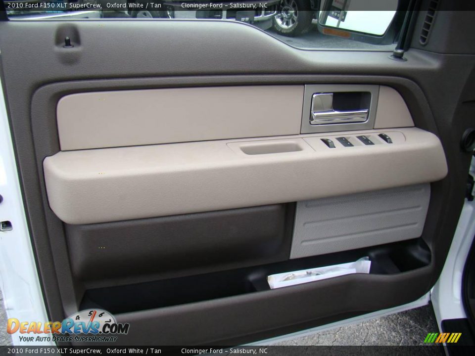 2010 Ford F150 XLT SuperCrew Oxford White / Tan Photo #16