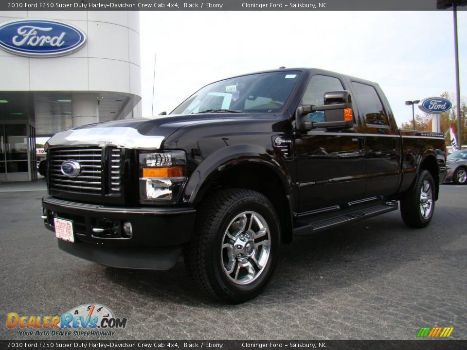 2010 Ford F250 Super Duty Harley-Davidson Crew Cab 4x4 Black / Ebony Photo #6