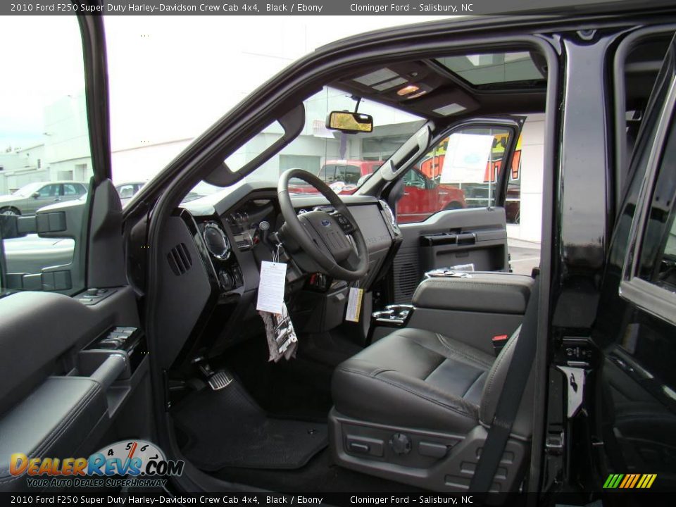 2010 Ford F250 Super Duty Harley-Davidson Crew Cab 4x4 Black / Ebony Photo #8