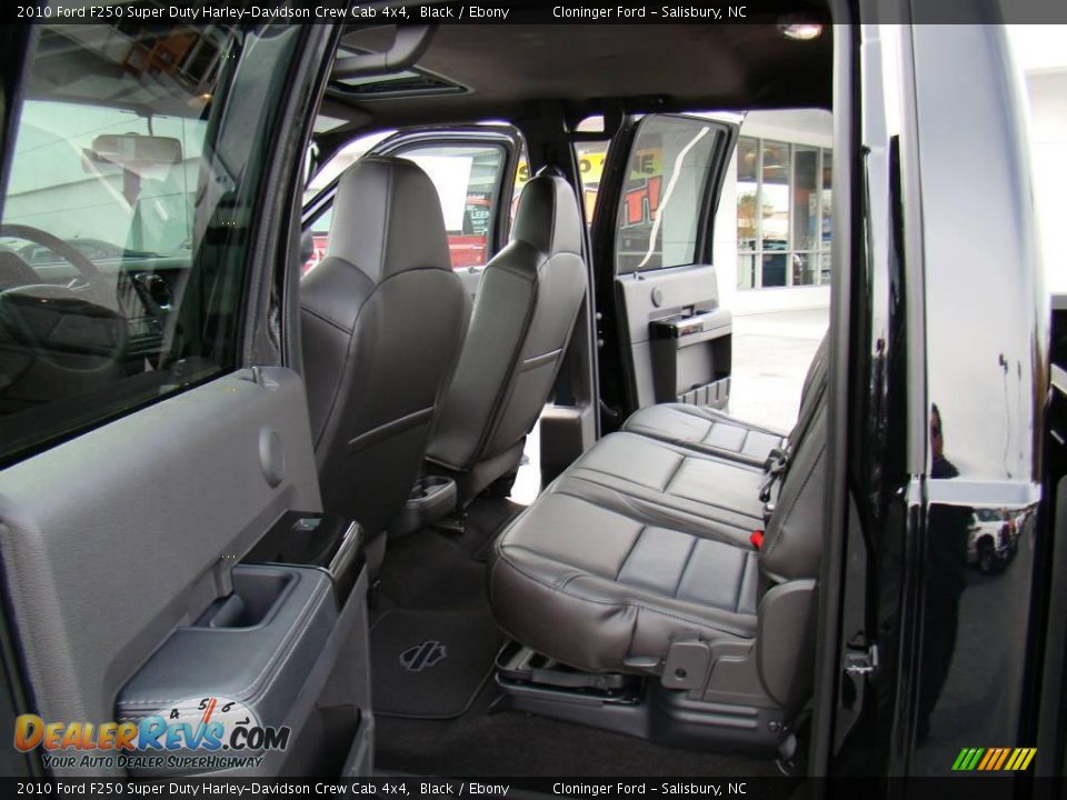 2010 Ford F250 Super Duty Harley-Davidson Crew Cab 4x4 Black / Ebony Photo #9