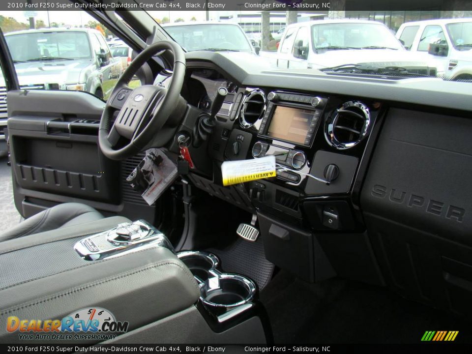 2010 Ford F250 Super Duty Harley-Davidson Crew Cab 4x4 Black / Ebony Photo #13