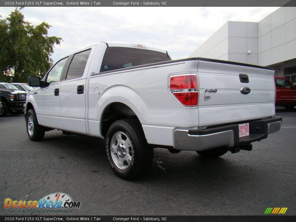 2010 Ford F150 XLT SuperCrew Oxford White / Tan Photo #26