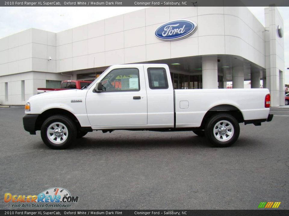 2010 Ford Ranger XL SuperCab Oxford White / Medium Dark Flint Photo #5