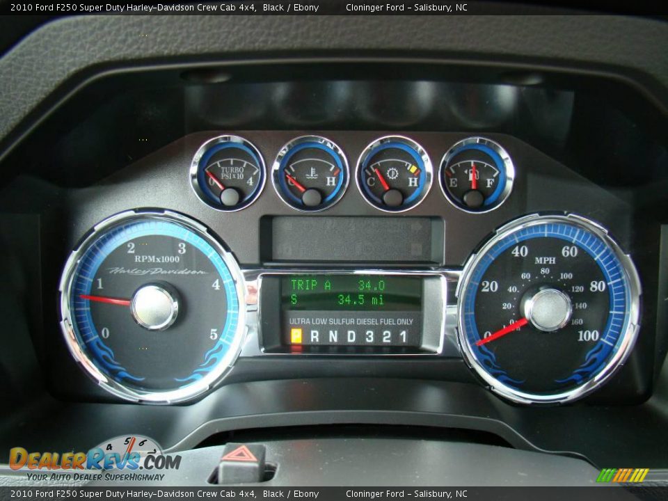 2010 Ford F250 Super Duty Harley-Davidson Crew Cab 4x4 Black / Ebony Photo #23