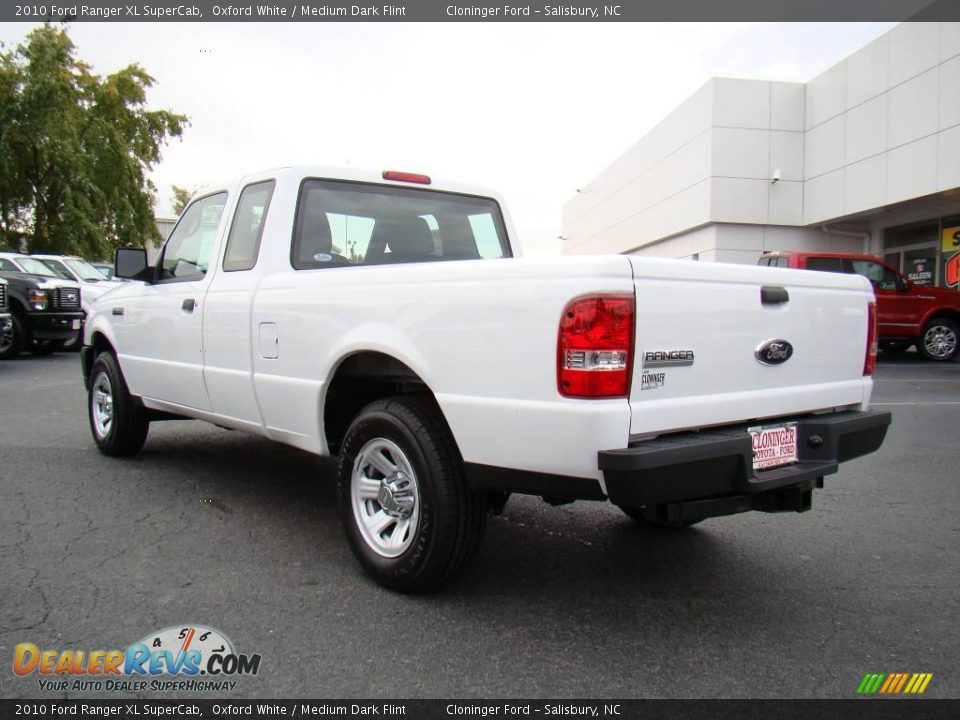 2010 Ford Ranger XL SuperCab Oxford White / Medium Dark Flint Photo #21