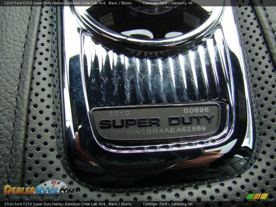 2010 Ford F250 Super Duty Harley-Davidson Crew Cab 4x4 Black / Ebony Photo #33