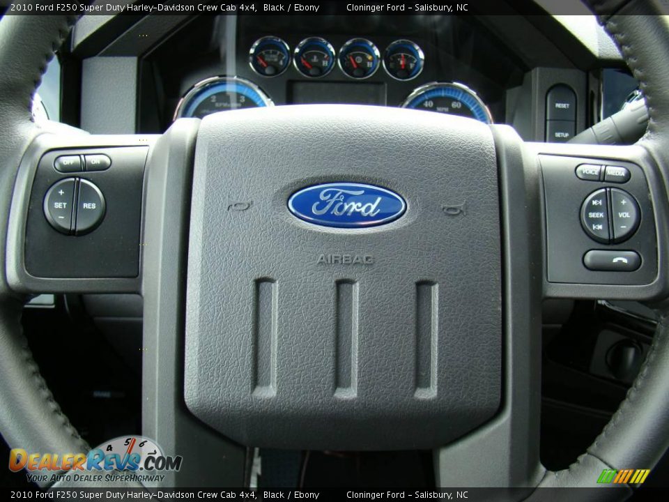 2010 Ford F250 Super Duty Harley-Davidson Crew Cab 4x4 Black / Ebony Photo #35