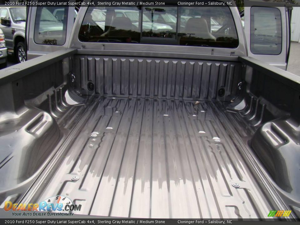 2010 Ford F250 Super Duty Lariat SuperCab 4x4 Sterling Gray Metallic / Medium Stone Photo #10