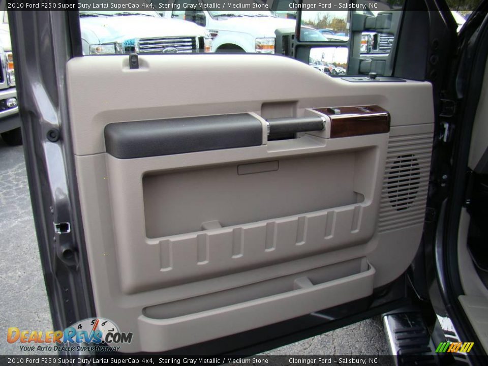 2010 Ford F250 Super Duty Lariat SuperCab 4x4 Sterling Gray Metallic / Medium Stone Photo #18