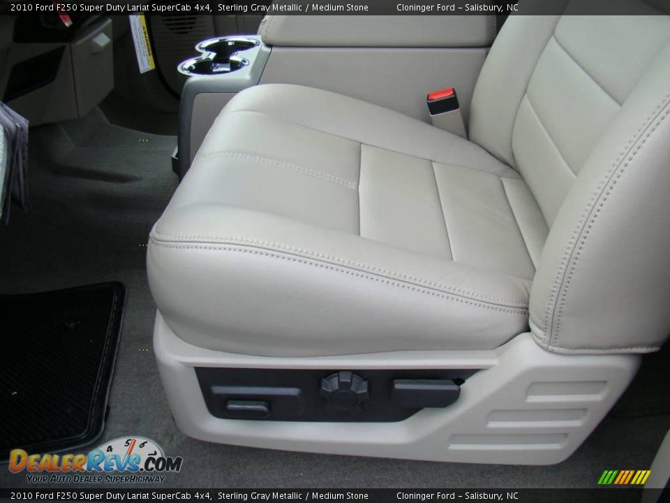 2010 Ford F250 Super Duty Lariat SuperCab 4x4 Sterling Gray Metallic / Medium Stone Photo #19