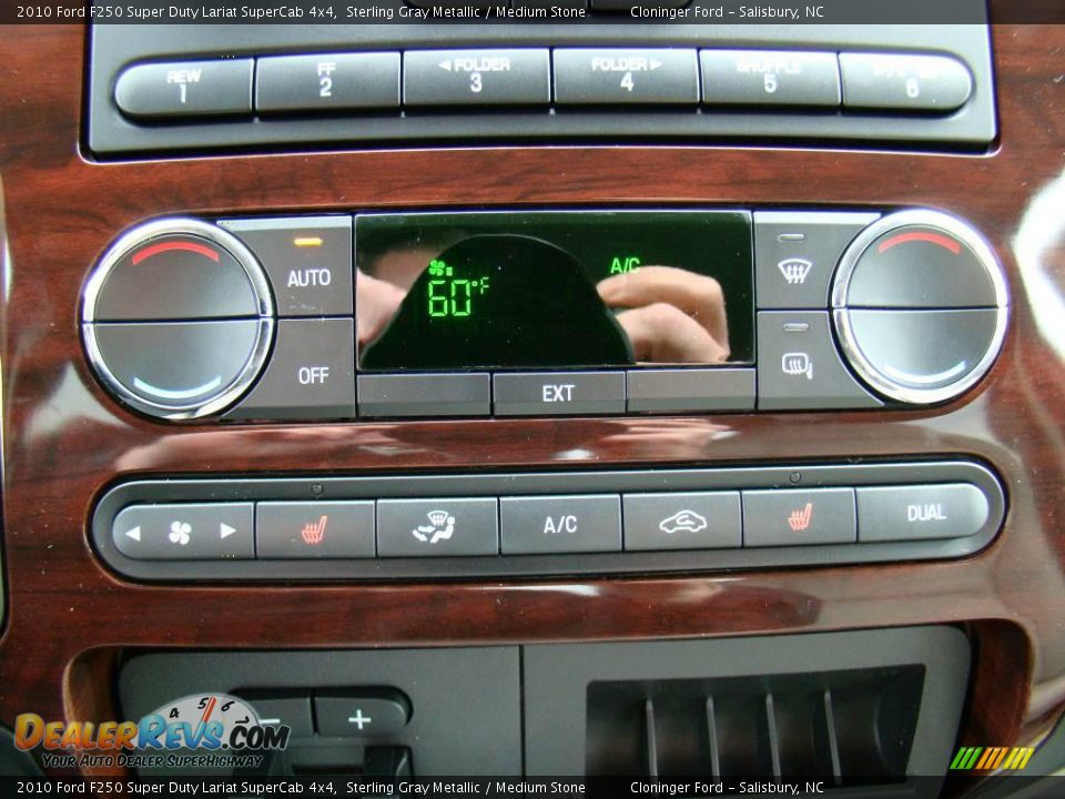 2010 Ford F250 Super Duty Lariat SuperCab 4x4 Sterling Gray Metallic / Medium Stone Photo #24
