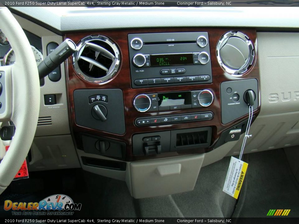 2010 Ford F250 Super Duty Lariat SuperCab 4x4 Sterling Gray Metallic / Medium Stone Photo #28