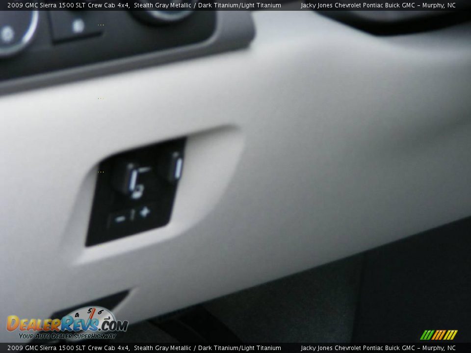 2009 GMC Sierra 1500 SLT Crew Cab 4x4 Stealth Gray Metallic / Dark Titanium/Light Titanium Photo #14