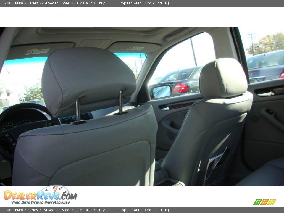 2003 BMW 3 Series 325i Sedan Steel Blue Metallic / Grey Photo #8