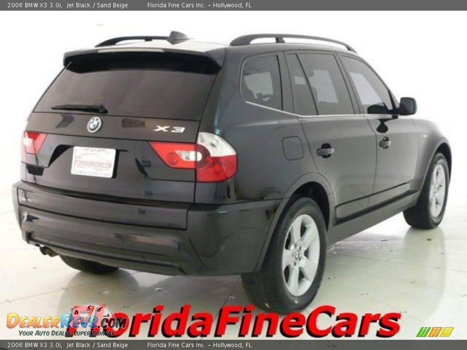 2006 BMW X3 3.0i Jet Black / Sand Beige Photo #2
