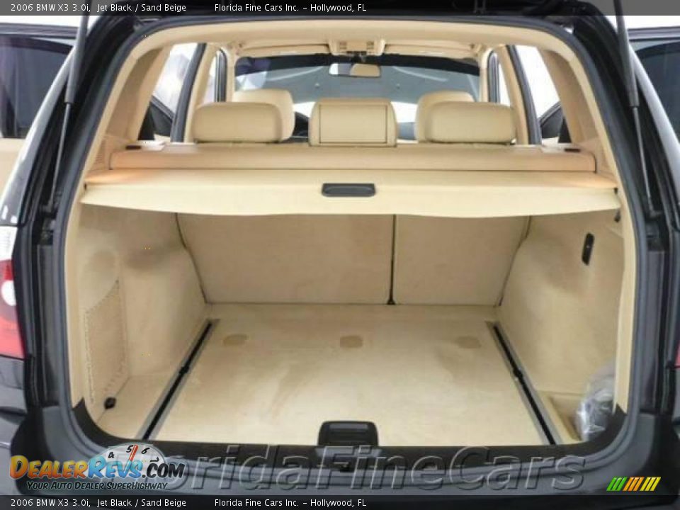 2006 BMW X3 3.0i Jet Black / Sand Beige Photo #10