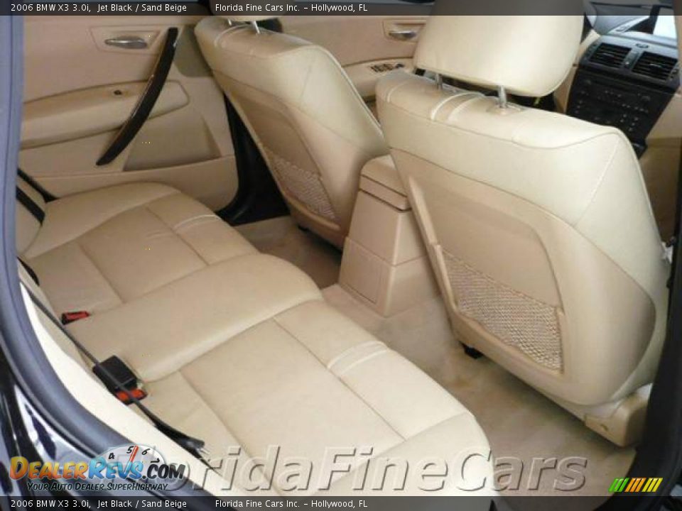 2006 BMW X3 3.0i Jet Black / Sand Beige Photo #15