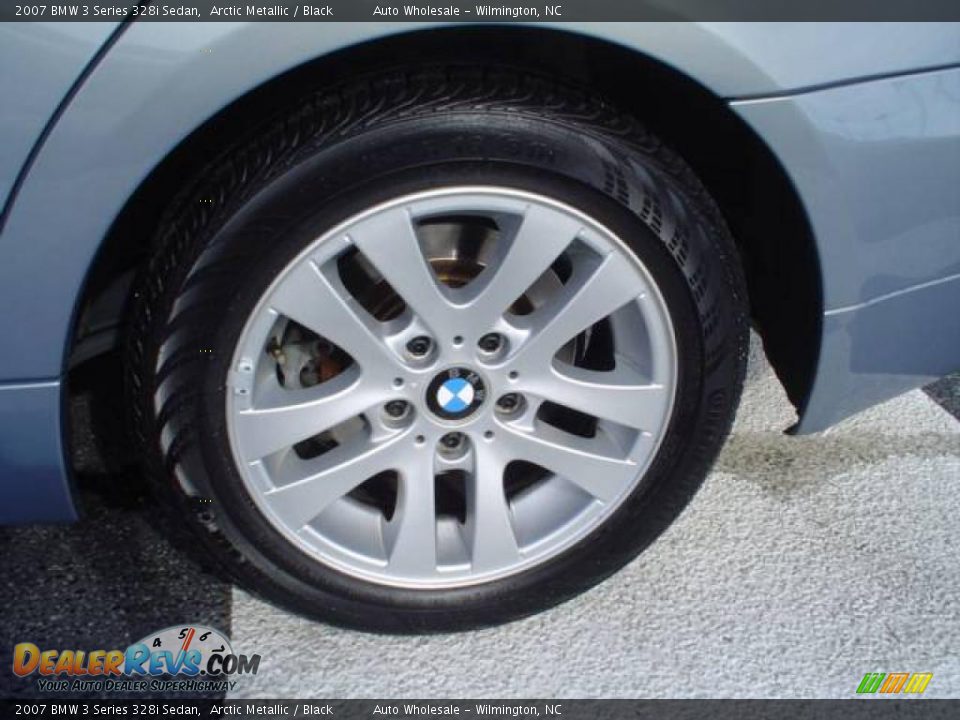 2007 BMW 3 Series 328i Sedan Arctic Metallic / Black Photo #4