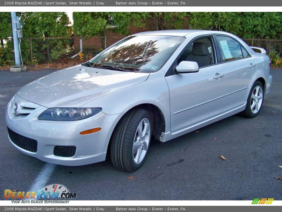 2008 Mazda MAZDA6 i Sport Sedan Silver Metallic / Gray Photo #1