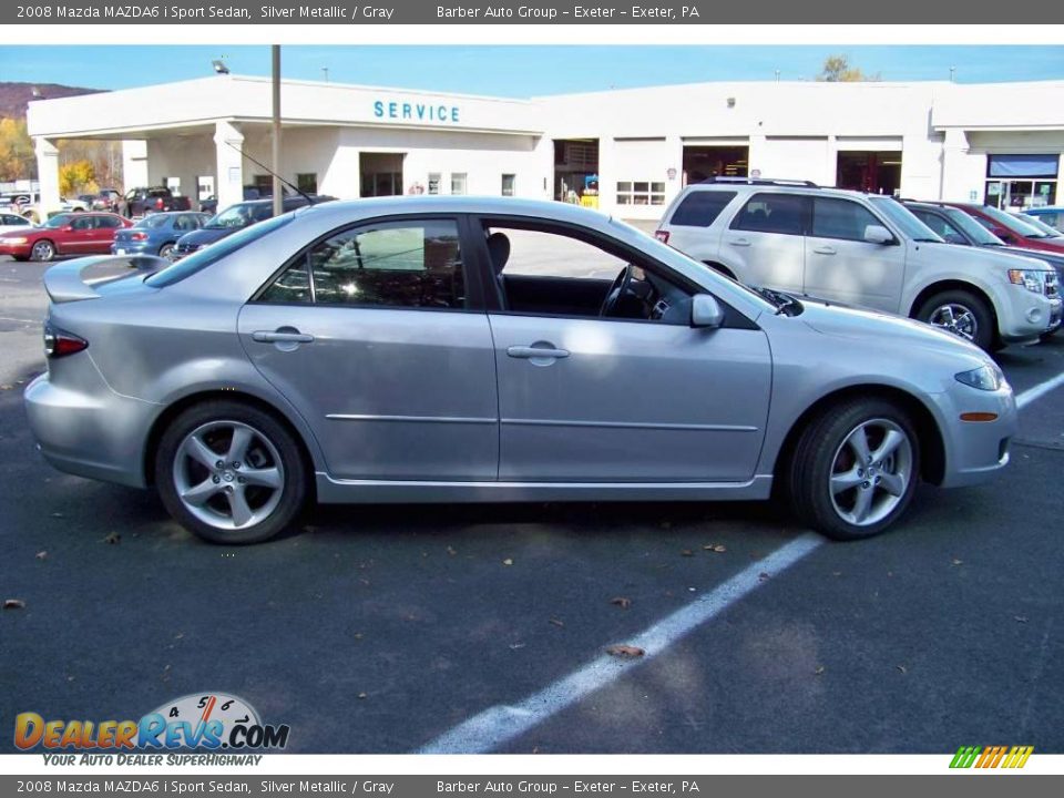 2008 Mazda MAZDA6 i Sport Sedan Silver Metallic / Gray Photo #4