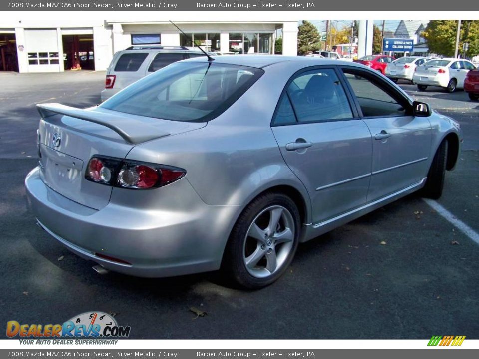 2008 Mazda MAZDA6 i Sport Sedan Silver Metallic / Gray Photo #5