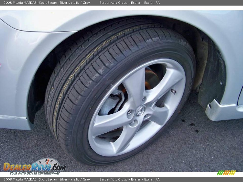 2008 Mazda MAZDA6 i Sport Sedan Silver Metallic / Gray Photo #10