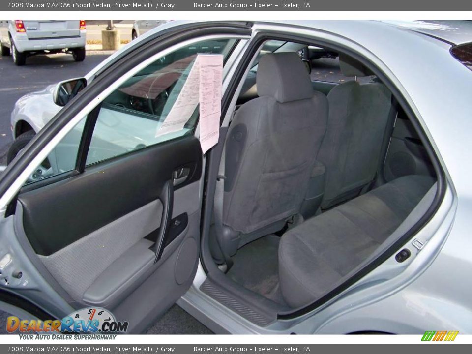 2008 Mazda MAZDA6 i Sport Sedan Silver Metallic / Gray Photo #14