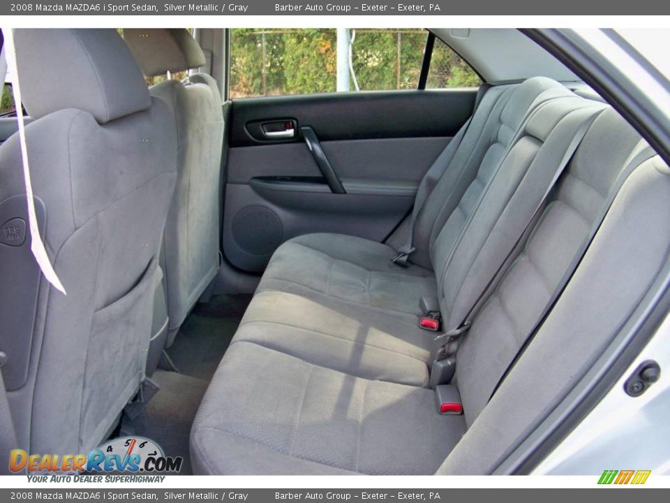 2008 Mazda MAZDA6 i Sport Sedan Silver Metallic / Gray Photo #15