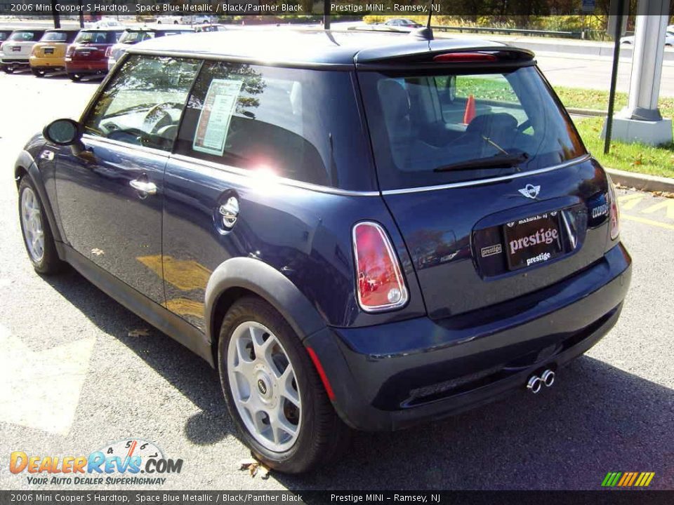 2006 Mini Cooper S Hardtop Space Blue Metallic / Black/Panther Black Photo #2