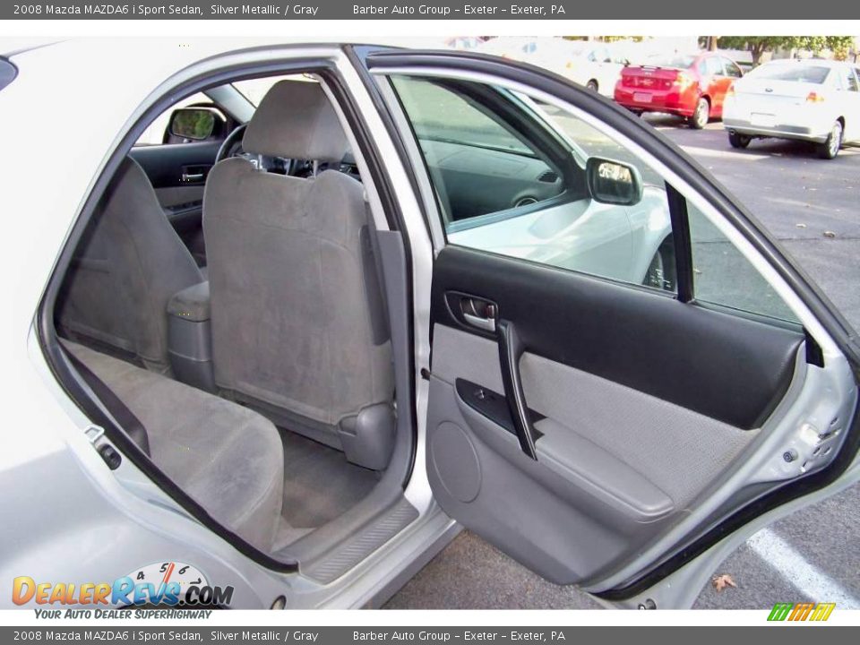2008 Mazda MAZDA6 i Sport Sedan Silver Metallic / Gray Photo #16