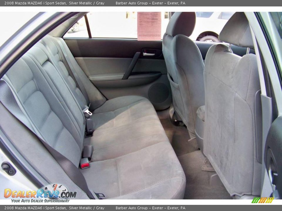 2008 Mazda MAZDA6 i Sport Sedan Silver Metallic / Gray Photo #17