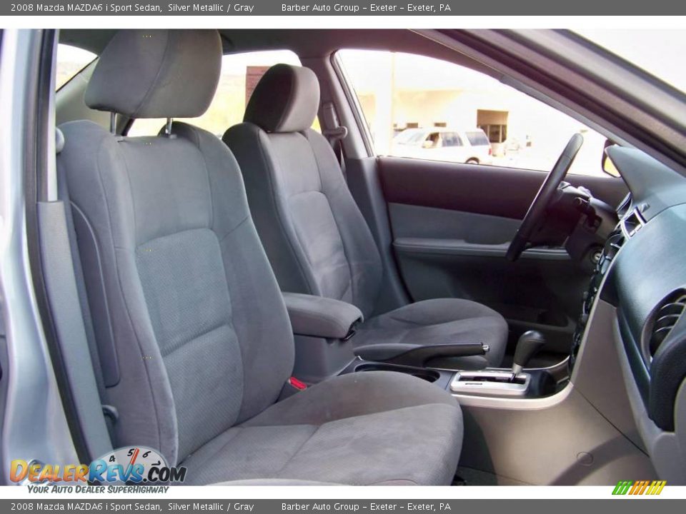2008 Mazda MAZDA6 i Sport Sedan Silver Metallic / Gray Photo #19