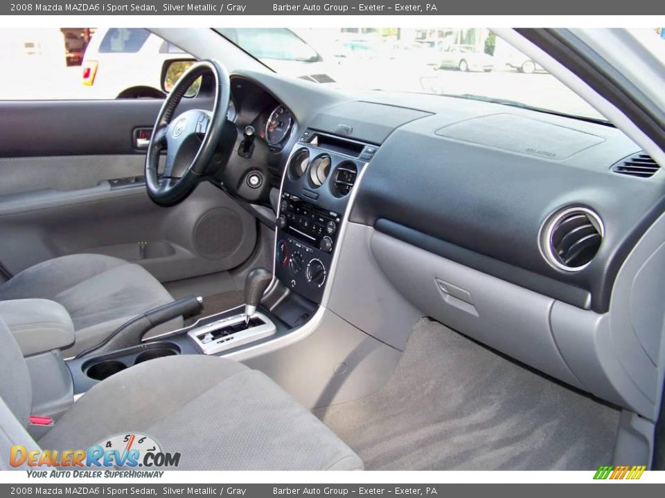 2008 Mazda MAZDA6 i Sport Sedan Silver Metallic / Gray Photo #20