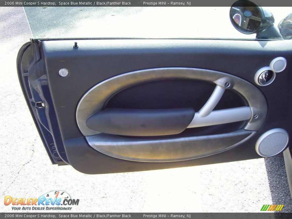 2006 Mini Cooper S Hardtop Space Blue Metallic / Black/Panther Black Photo #6