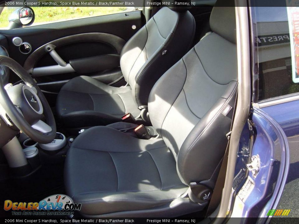 2006 Mini Cooper S Hardtop Space Blue Metallic / Black/Panther Black Photo #8