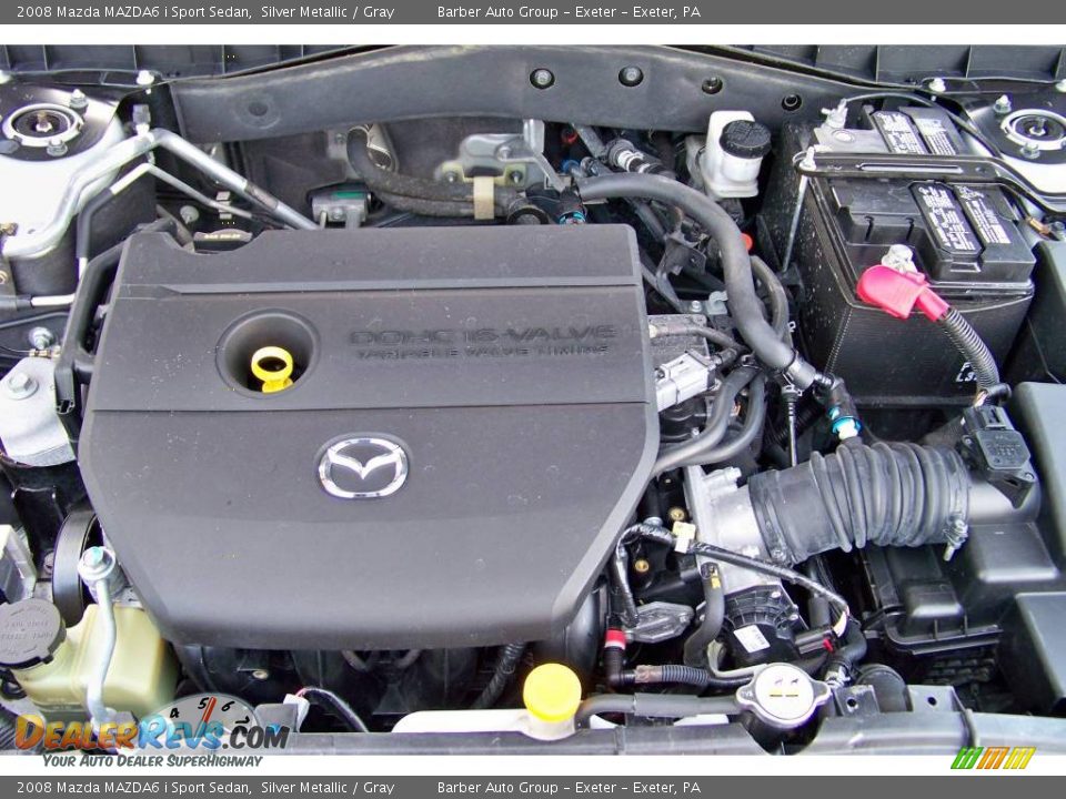 2008 Mazda MAZDA6 i Sport Sedan Silver Metallic / Gray Photo #24