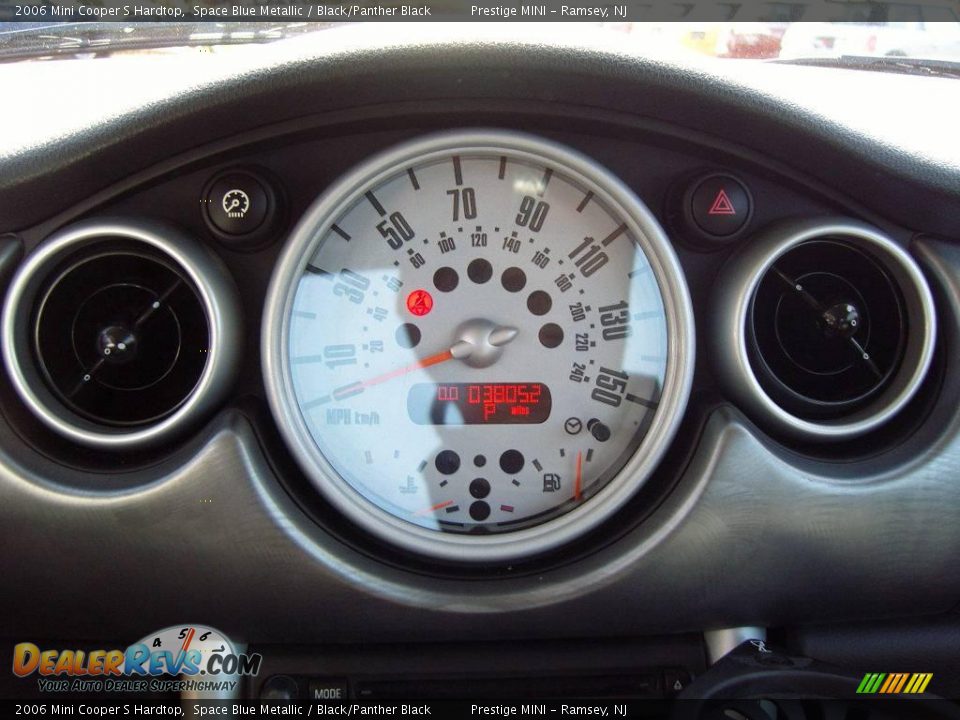 2006 Mini Cooper S Hardtop Space Blue Metallic / Black/Panther Black Photo #9