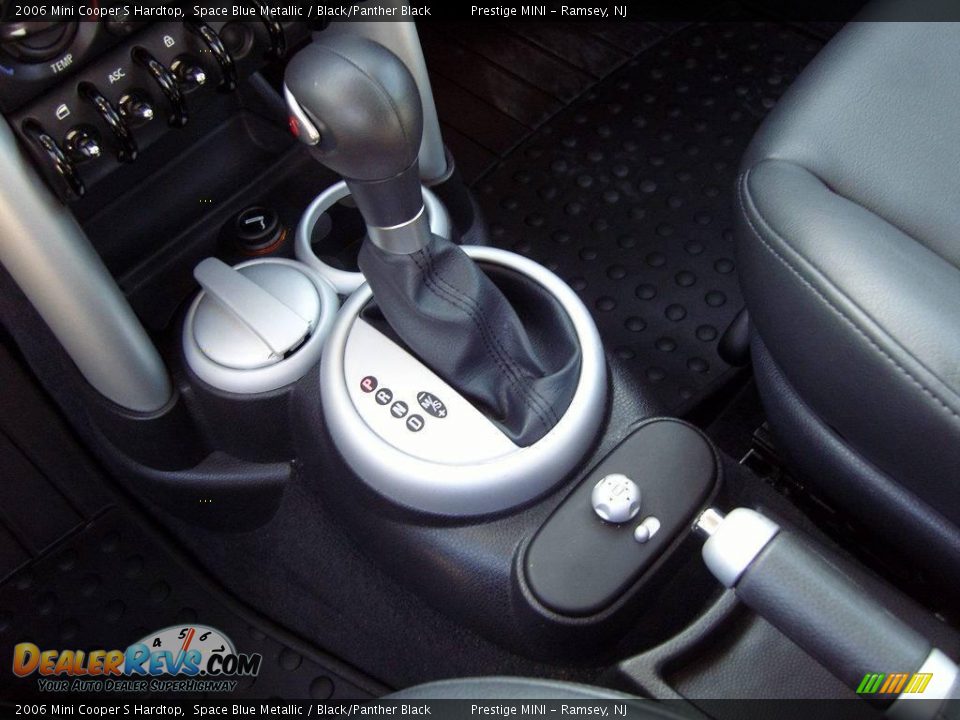 2006 Mini Cooper S Hardtop Space Blue Metallic / Black/Panther Black Photo #11