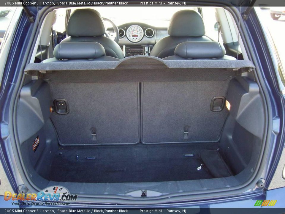 2006 Mini Cooper S Hardtop Space Blue Metallic / Black/Panther Black Photo #12