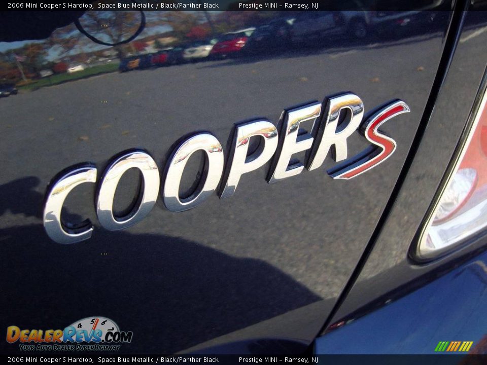 2006 Mini Cooper S Hardtop Space Blue Metallic / Black/Panther Black Photo #14