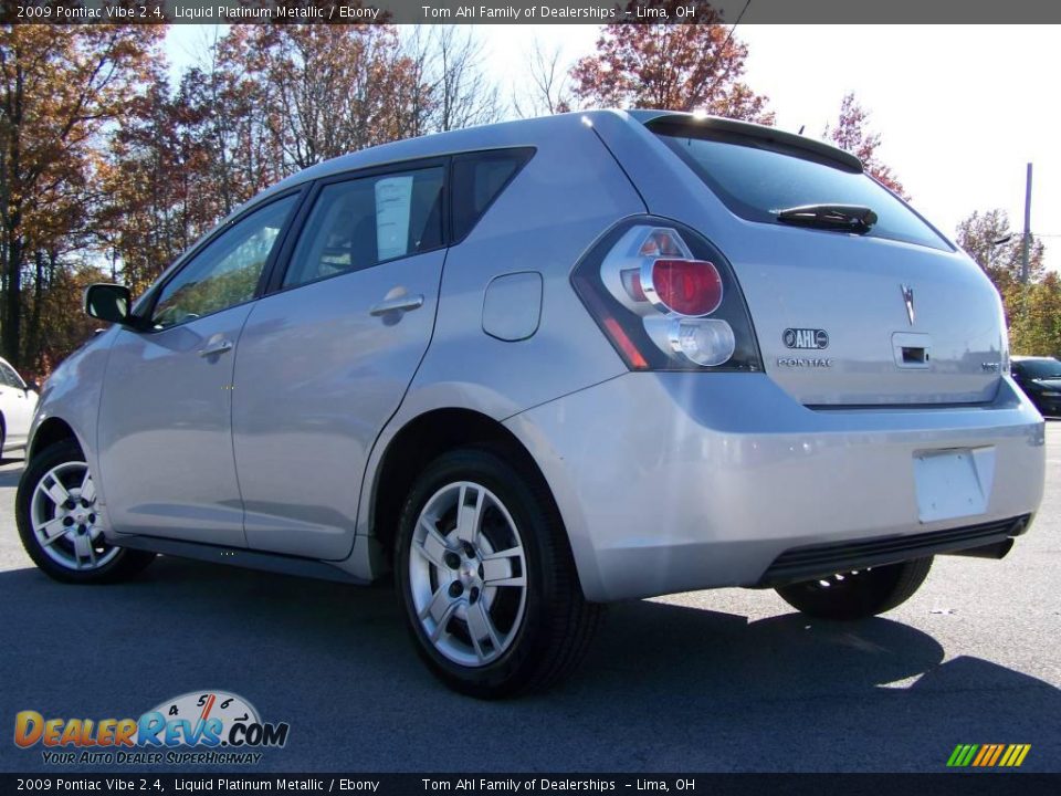 2009 Pontiac Vibe 2.4 Liquid Platinum Metallic / Ebony Photo #3