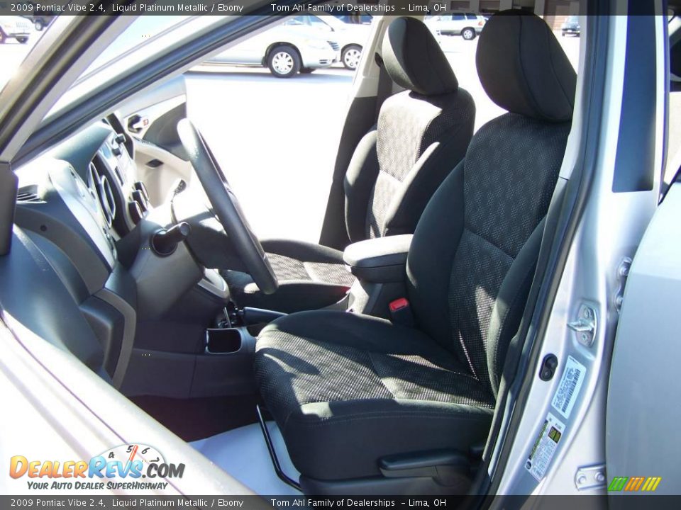 2009 Pontiac Vibe 2.4 Liquid Platinum Metallic / Ebony Photo #7