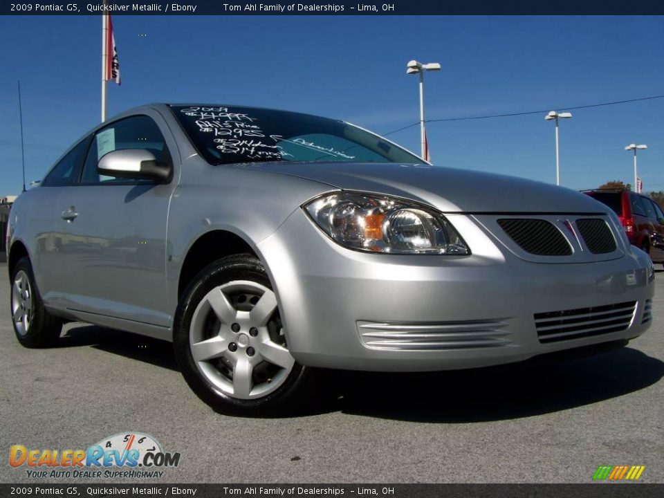 2009 Pontiac G5 Quicksilver Metallic / Ebony Photo #1