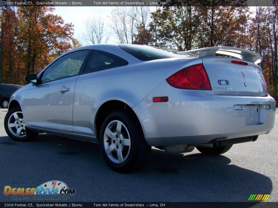 2009 Pontiac G5 Quicksilver Metallic / Ebony Photo #3