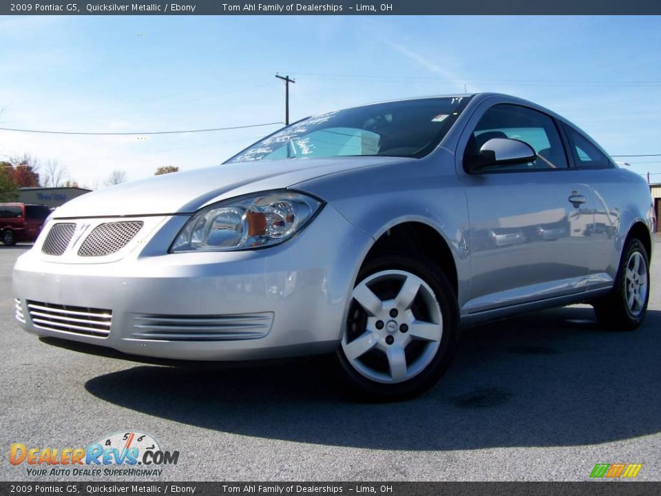 2009 Pontiac G5 Quicksilver Metallic / Ebony Photo #4
