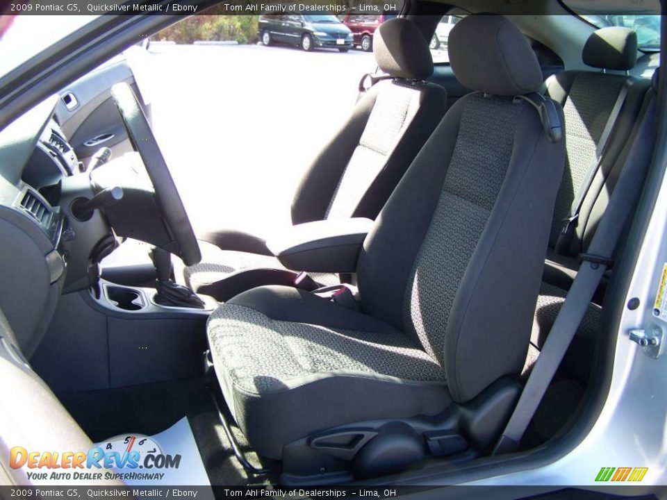 2009 Pontiac G5 Quicksilver Metallic / Ebony Photo #7
