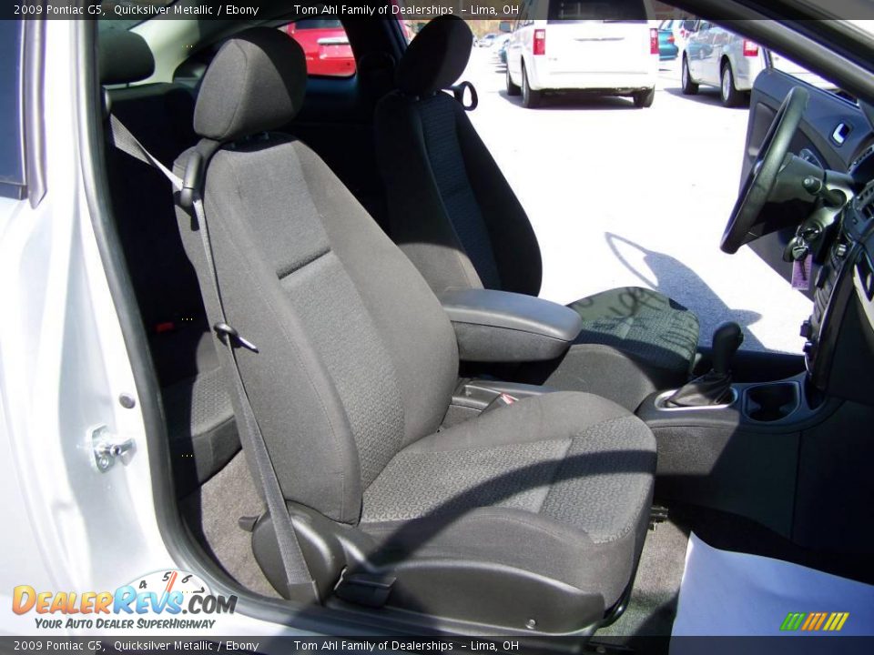 2009 Pontiac G5 Quicksilver Metallic / Ebony Photo #8