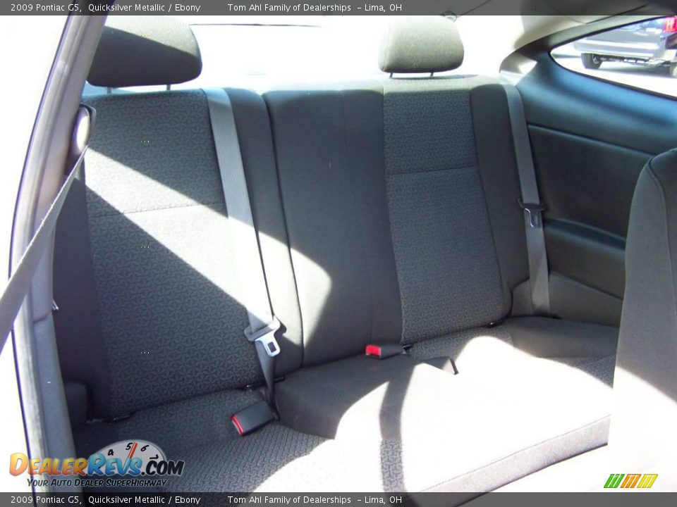 2009 Pontiac G5 Quicksilver Metallic / Ebony Photo #9