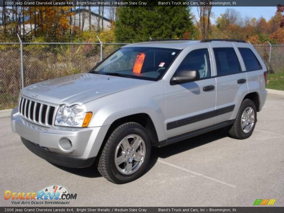 2006 Jeep Grand Cherokee Laredo 4x4 Bright Silver Metallic / Medium Slate Gray Photo #1