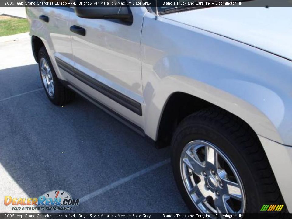 2006 Jeep Grand Cherokee Laredo 4x4 Bright Silver Metallic / Medium Slate Gray Photo #12
